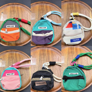 โทรศัพท์มือถือ Lanyard ลิปสติกสั้นน่ารักหลวมเปลี่ยนกระเป๋าเล็กจี้ Anti-Loss HAND-ทอ Key หูฟัง Bank Card กระเป๋า