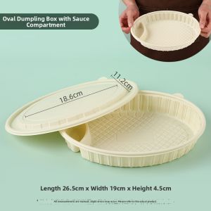 Degradable Starch-based Thickened Covered Dumpling Container