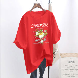 Áo Thun Nữ Tay Ngắn Dáng Rộng Mùa Hè 2025 Mới Cỡ Lớn Che Bụng Thiết Kế Nửa Tay Áo Thời Trang Thể Thao Thường Ngày