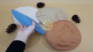 Topi Baret Korea Wanita Dewasa Motif M Gaya Vintage Fashion style wanita korea lucu BRT2 NOMIDE