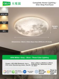 DGY | Minimalist Modern Nordic Circular Ceiling Light