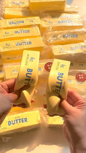 1 PC Butter Bar Kneading Stick Soft Toy Realistic Butter Bar Appearance Alleviate Anxiety Portable Kneading Toy