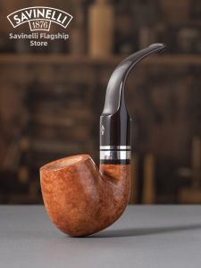 SAVINELLI | Author Style Imported Mouthpiece Briarwood Pipe