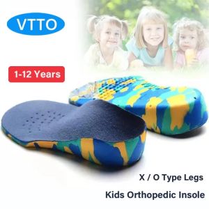 VTTO 1-12 Years Kids Orthopedic Insole X O Type Legs Arch Support Shoes Cushion Children Feet Valgus Correction Flat Foot Feet Care