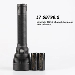 Đoàn Xe L7 Đèn Pin Chiến Thuật 5900LM SBT90.2 LED Cao Cấp Đèn Pin Mạnh Mẽ Cho Cắm Trại Đi Săn Tự Vệ Pin Sạc 21700