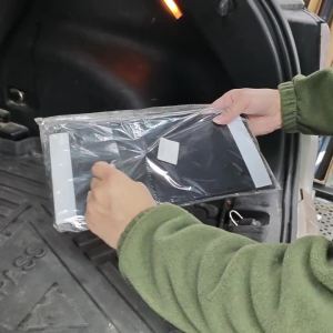 For Jeep Compass 2018-2020 LHD Trunk Side Storage Board 2Pcs Storage Partitions on Both Sides Organizer Trunk Partition Tail Box
