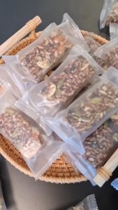 1kg thanh cơm gạo lứt chà bông ăn kiêng món ăn vặt sang trọng hợp vệ sinh Lets Nuts