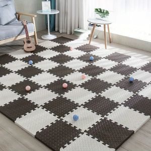 Bộ 12 Tấm Thảm Ghép Xốp 30x30x1cm Chất Liệu EVA Mềm Mại Chống Trơn Trượt Chống Thấm Nước Dùng Làm Thảm Nhà Trong Nhà Và Ngoài Trời