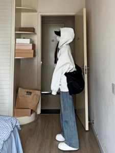 กางเกงยีนส์ทรงหลวมสไตล์อเมริกันย้อนยุคแบบยาวสำหรับผู้หญิง กางเกงขายาวทรงหลวมสไตล์วินเทจ ทรงเอวสูง ทรงหลวม ทรงหลวม ทรงหลวม