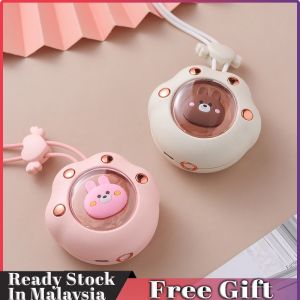 Bladeless Neck Fan 无叶迷你挂脖子风扇儿童小风扇小夜灯 Hanging Fan Lanyard Mini Kuromi Fan Kids Travel Kipas Kecil Gantung Portable Fan Picnic Beach Budak Melancong