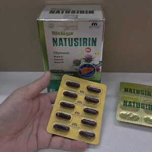 Viên bổ gan Natusirin hộp 60 viên giúp giải độc gan bảo vệ gan
