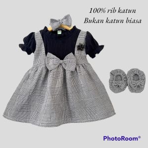 Gaun bayi perempuandress bayigaun anak perempuandress anak cewekbaju bayi newbron perempuan baru lahir