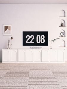 KEBIXIONG | Simplistic Modern Solid Wood Childrens TV Cabinet Storage Bookshelf