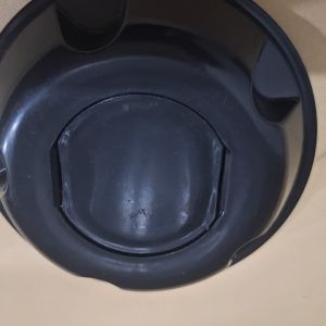 800F2 TUTUP TENGAH PULSATOR MESIN CUCI / TUTUP BESAR TENGAH PULSATOR POLYTRON DATAR HITAM 800F2