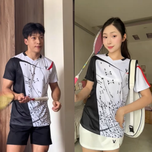 Áo Cầu Lông Quần Cầu Lông Bộ Cầu Lông Nam Nữ Chuyên Nghiệp Vải Thoáng Khí A837 - V Badwear