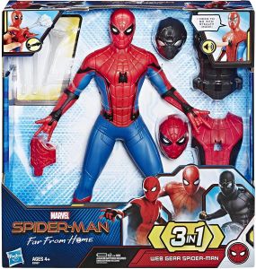 Exported to Zippo American Kids Original Spider-Man Three-in-One Transformation and Dressing Jet Sound Toys