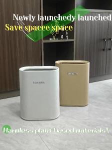 ถังขยะสองชั้นที่7LPlant-based เหมาะสำหรับห้องนอนห้องนั่งเล่นค่ายและพื้นที่ขนาดเล็กของโรงแรม