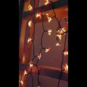 Solar String Light LED Cute Bee Outdoor Light Wedding Home Garden Patio Party Christmas Tree Honeybee Starry Fairy Decor Lamp