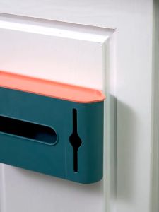 【SG】Plastic Bag Holder Trash Bag Holder Wall Mounted Garbage Bag Storage Box Dispenser for Home Cabinet Living Room