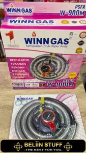 Selang Gas + Regulator + Klem WINN GAS PSFR W-900 M/ Regulator Pengunci Ganda + Selang 1.8 Meter