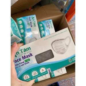 100 Cái Khẩu Trang An Tâm Y Tế 5D 3 Lớp Kháng Khuẩn Kháng Giọt Bắn Chống Tia UV