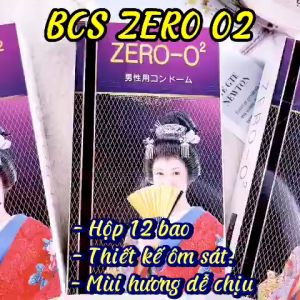 Bao Cao Su Zero 02 siêu mỏng 49mm hộp 12 cái