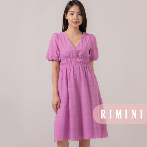 RIMINI - Dress Wanita Simple A-line Kekinian Size XS-XXXL - Aviva Dress 85617