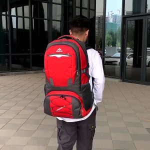 กระเป๋าเป้ใบใหญ่เดินทาง กระเป๋าท่องเที่ยว Waterproof Outdoor Rucksack Sports กระเป๋าเดินทาง กันน้ำได้ 60 L กระเป๋าเป้ใบใหญ่