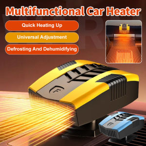 Car Heater Windshield Defogger and Defroster  12V 360° Rotatable Heating/Cooling Fan Portable Car Air Defogging Heater Car Heat