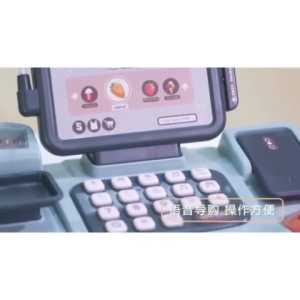Cashier shopping toy with voice recognition calculator amplification mobile payment function