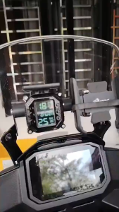 Motorcycle TPMS Motor Tire Pressure Monitoring System For Motorbike Motor Bike Scooter with 2 external sensors