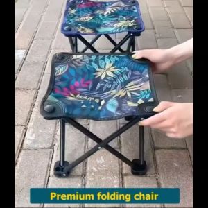 Premium Folding Chair portable foldable chair outdoor adult heavy duty for camping outing stool chairs for terrace laundry kids sale fishing chair travel small subway sturdy senior car garden balcony waterproof beach with foam backrest lightweight chair