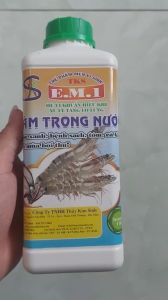 Men Vi Sinh EM1 Xử Lý Nước Ao Hồ LÀM TRONG NƯỚC Tăng Lượng Oxy Giảm Khí Độc Giảm Mùi Hôi - Chai 1 lít