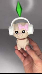 Mô Hình Mèo Lắc Đầu Dễ Thương - Phụ Kiện Xe Hơi Lấy Cảm Hứng Từ The Sims Đồ Trang Trí Bảng Điều Khiển Sáng Tạo Phong Cách Hiện Đại Tượng Mèo PVC Cho Nội Thất Ô Tô Bàn Làm Việc