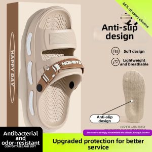 BAIMUQINGCHEN | Slip Resistant Anti-Odor Mens Summer Slippers