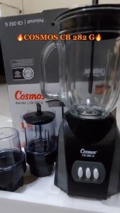 promo COSMOS CB 282G (Gelas Kaca) Blender 3in1 Kapasitas Besar 2 liter PILIH MEREK GMC