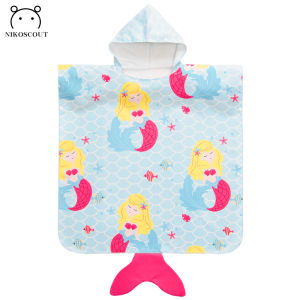 nikoscout | Quick-Dry Absorbent Bathrobe for 6-Year-Old Girls