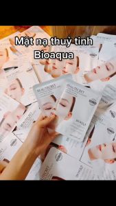 Mặt nạ thủy tinh cấp ẩm trắng sáng da mặt nạ thạch Bioaqua
