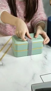 Double-layer Lunch Bento Box 1.6L DaisyDaze