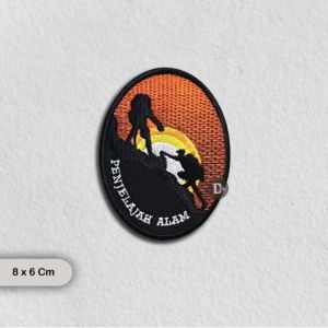 Patch Bordir kompas Pecinta alam