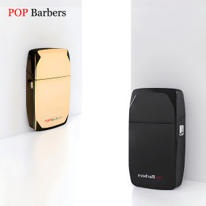 Máy Cạo Râu Điện Pop Barbers P600 Dành Cho Nam 9000 Vòng/phút Chuyên Nghiệp Cắt Tóc Ngắn Đầu Cạo Trọc Lưỡi Kép Mạ Titan Lưới Kép Dùng Cho Việc Tỉa Râu Và Đầu.
