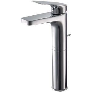 Adjustable Hot & Cold Temperature Faucet Single Handle Single Hole For Top Mounted Wash Basin