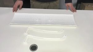 Universal Retractable Air Conditioner Wind Deflector KC118 - Wall Mounted Aircon Accessory Fast Shipping 1 Year Warranty