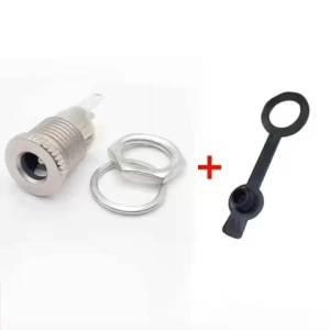 10pcs Metal DC099 Female Socket 55mm Nut Panel Mount Soldering Type Power Jack