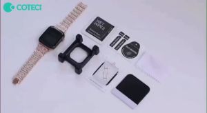 Anti Gores Apple Watch 9 8 7 6 5 SE Polymer PMMA Film Pelindung Layar iwatch