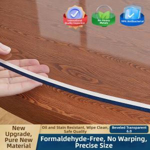 LUOYOUTE | Flexible Transparent Waterproof Oil-Resistant Heat-Resistant Scratch-Resistant Tablecloth