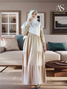 BAJU GAMIS RAYON WANITA RAUNA PRIDE RGD 28 COKSU