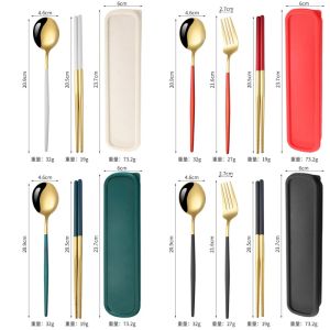 304 stainless steel tableware fork spoon knife knife spoon and fork set Dessert Spoon Knife and Spoon Knife and Fork Spoon Knife and Spoon Set 3-piece set of silver stainless steel tableware Thick Knife Setableware