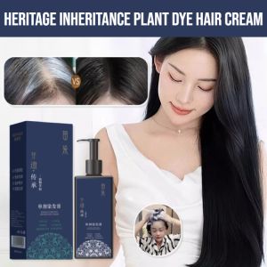 Heritage Inheritance Plant Dye Hair Cream Cover Grey White Hair Dye Natural Smoothes Frizz No Hair Damage