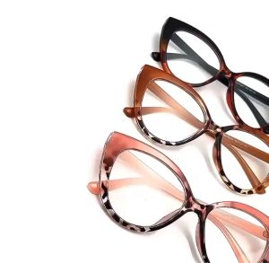 (KM62) Kacamata Cat Eye Anti Radiasi Photocromic Kacamata Cat Eye Terbaru Free Box